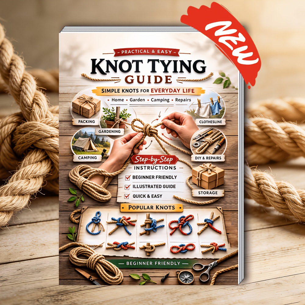 Woodworking Book - Leitfaden zum Knotenbinden: Einfache Knoten für