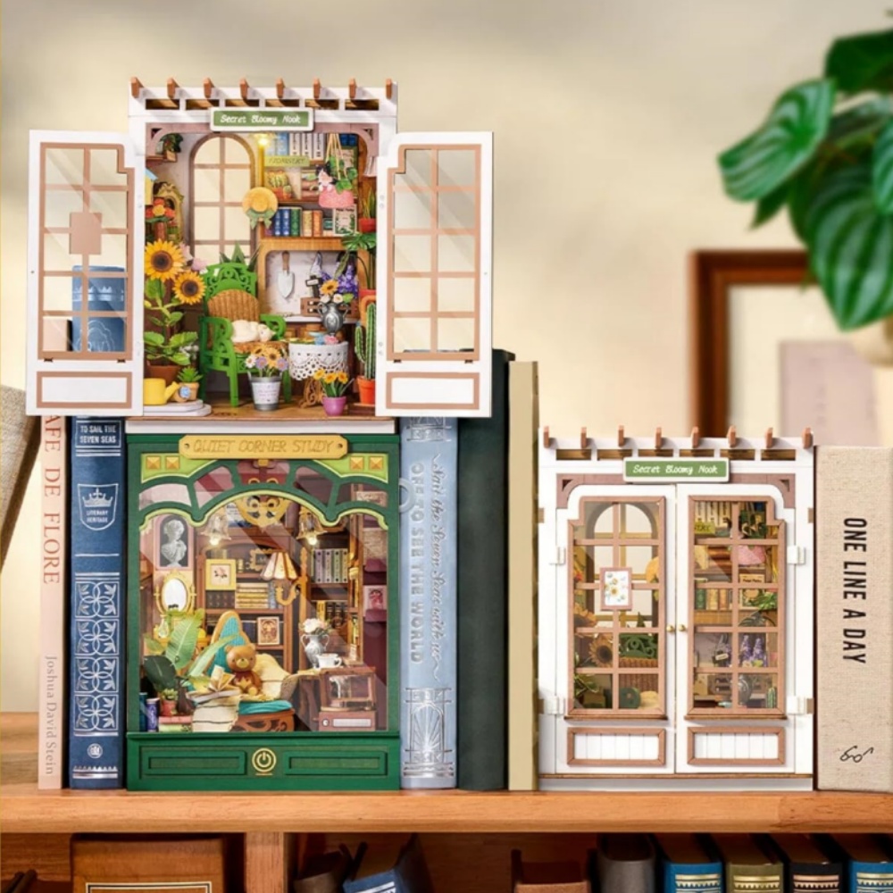 Woodworking Book - Rolife Book Nook Bausatz DIY Miniatur-Set
