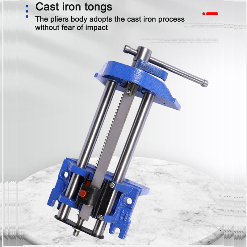 Woodworking Quick Release Vise - 9 Zoll Kohlenstoffstahl Holzbearbeitungs-Schraubstock, Schnellspann-Stahlgriff Werkbank-Klemmwerkzeug