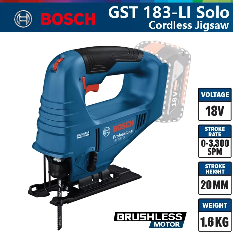 Woodworking Jig - Bosch GST 183-LI Professional Elektrische Stichsäge