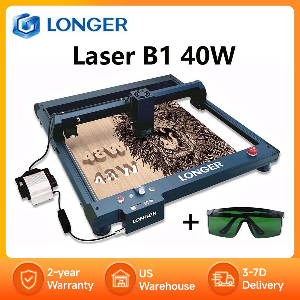 Woodworking App - LONGER Laser B1 40W Graviermaschine 36000mm/min
