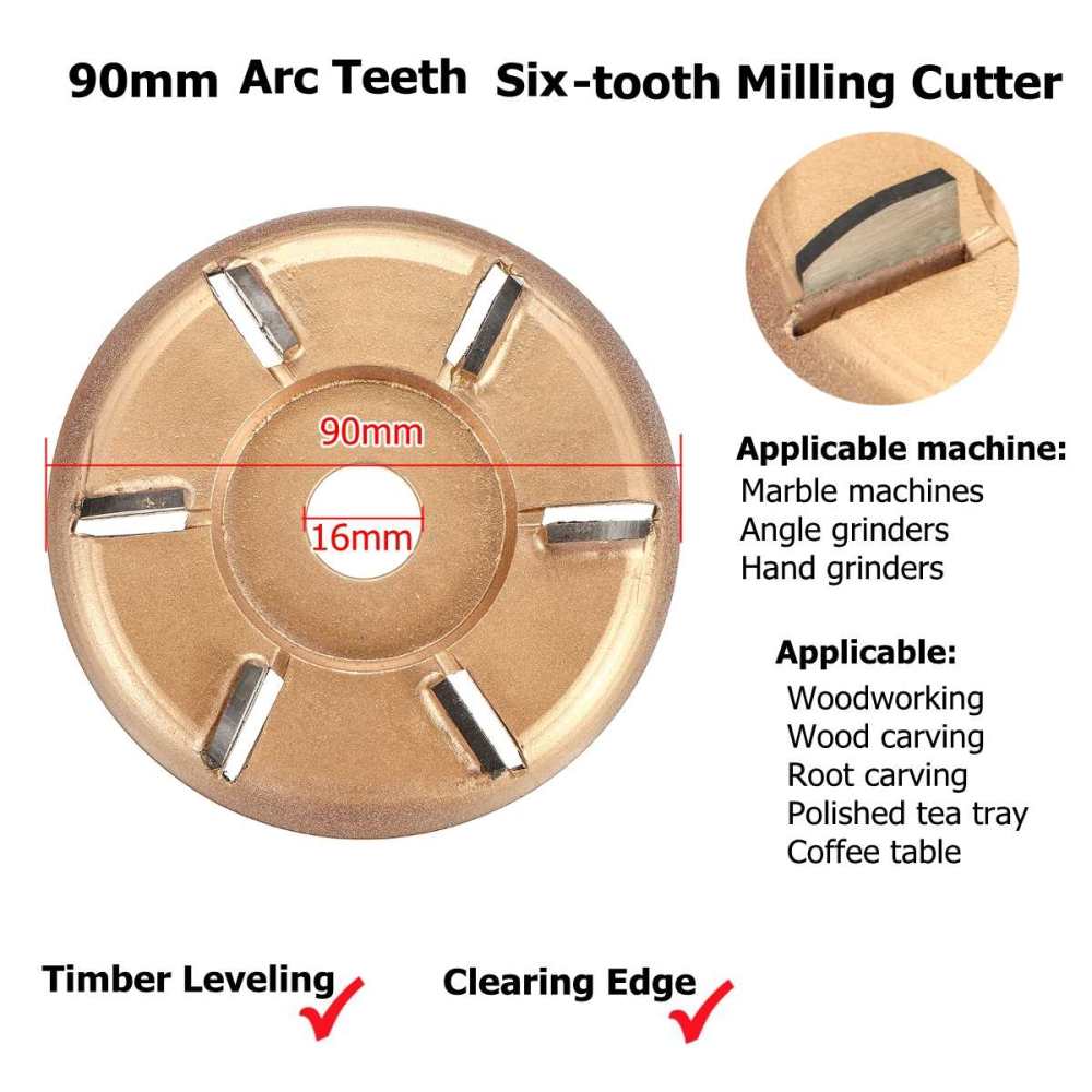 Sechs-Bogen-Zähne Fräser Arc 6 – Woodworking Edge Corner Planer Bewertung und Preis