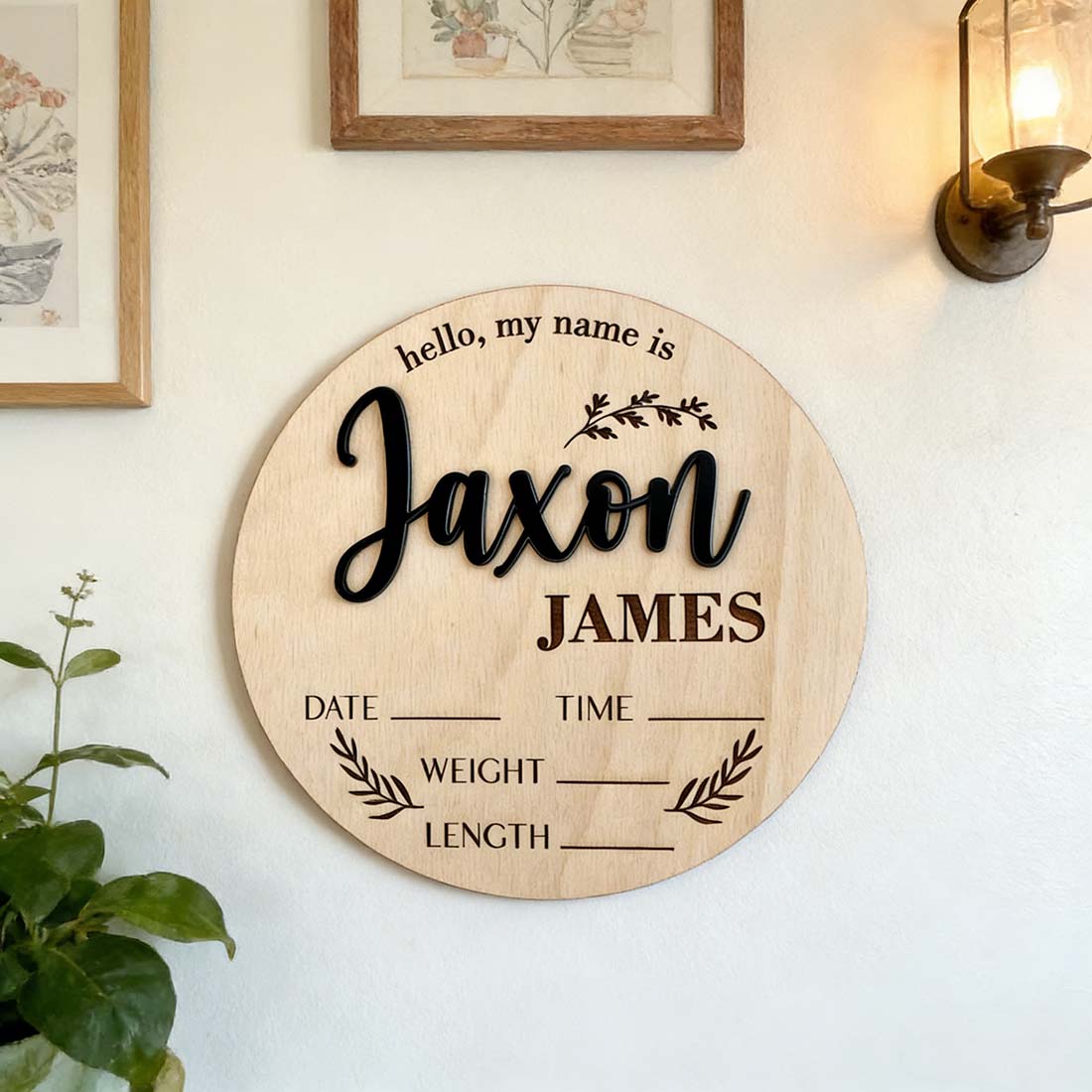 1 Stück personalisiertes Baby- – Woodworking Jobs Bewertung und Preis