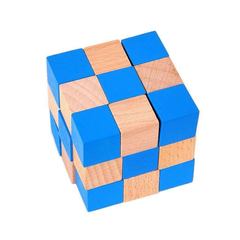 Quadratischer Schlangenwürfel  – Woodworking Kids Toys Bewertung und Preis