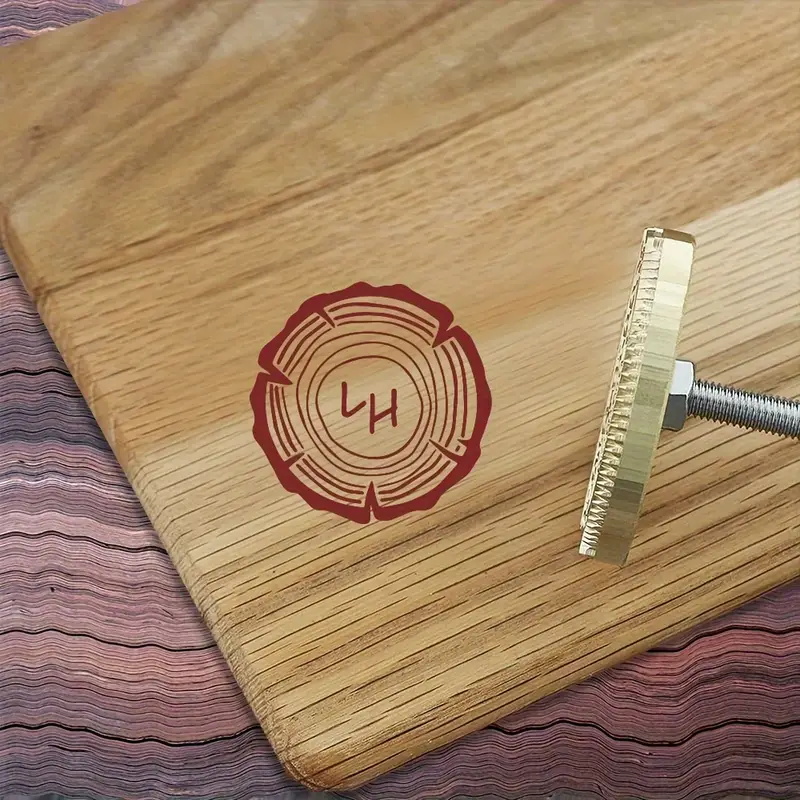 Individuelles Holz-Brandeisen  – Woodworking Logo Design Free Bewertung und Preis