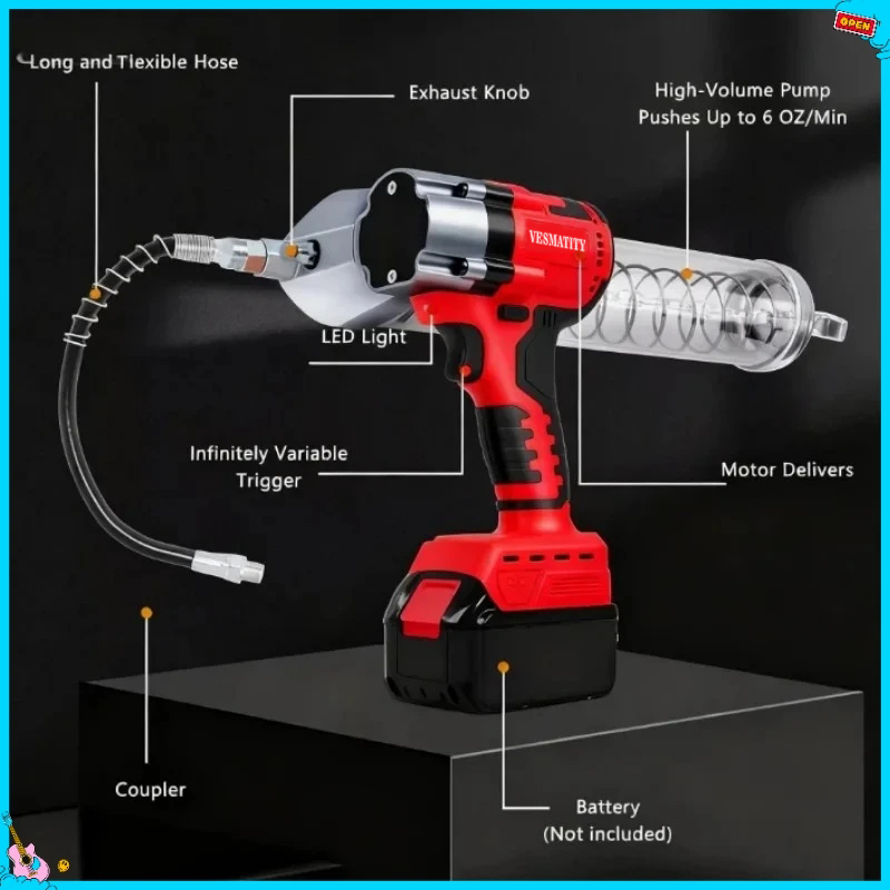Kabellose elektrische Fettpres – Woodworking Oil Bewertung und Preis