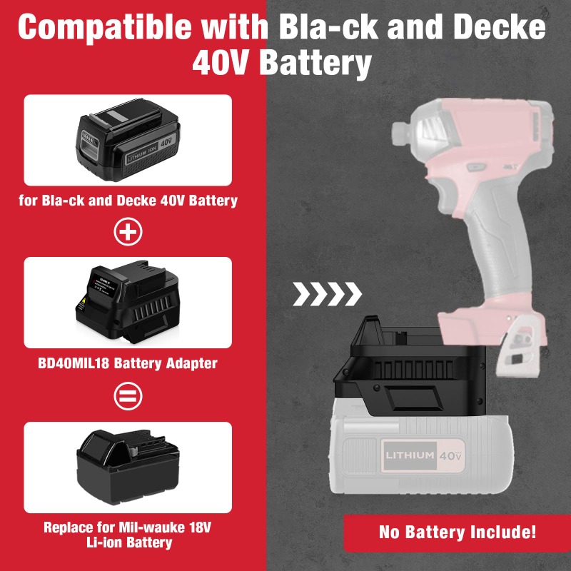 BD40MIL18 Elektrowerkzeug-Akku – Black+Decker Tool Cordless Bewertung und Preis