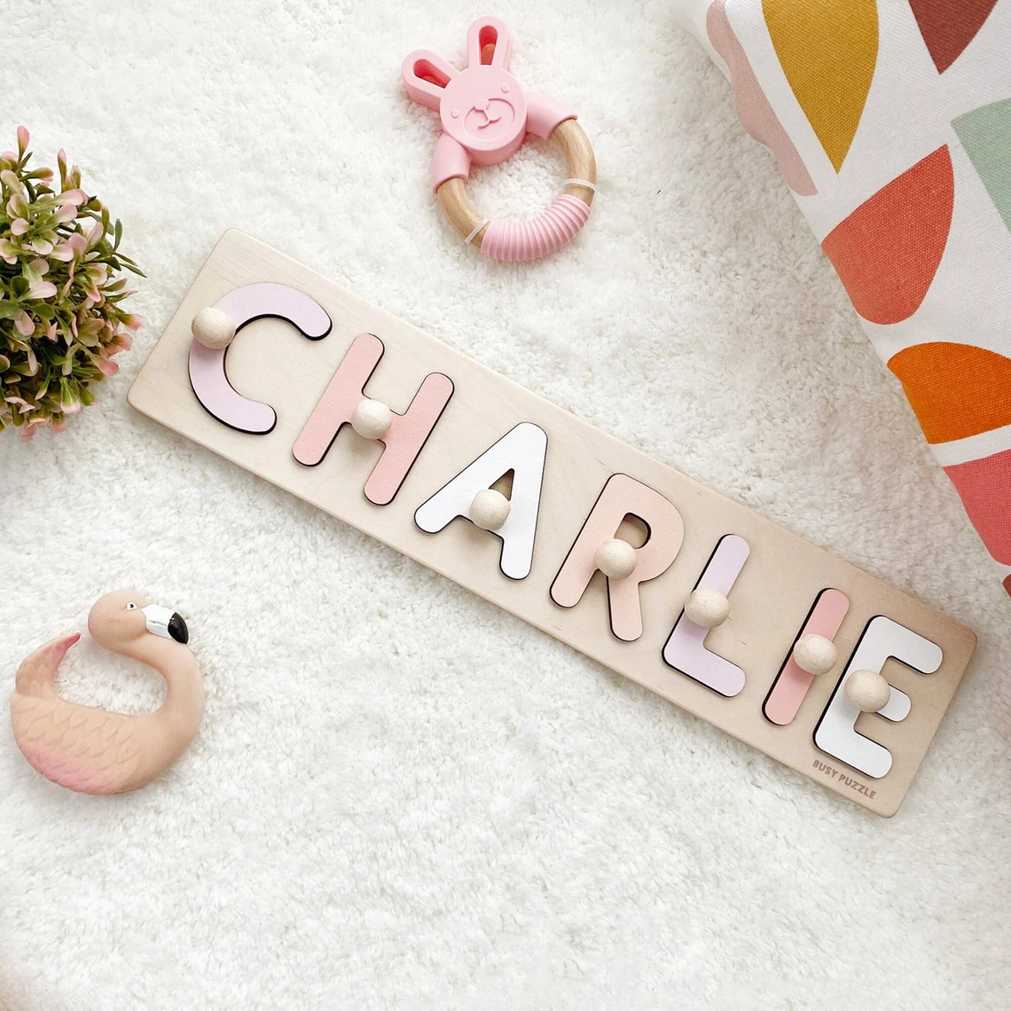 Personalisiertes Namenspuzzle  – Woodworking Kids Toys Bewertung und Preis