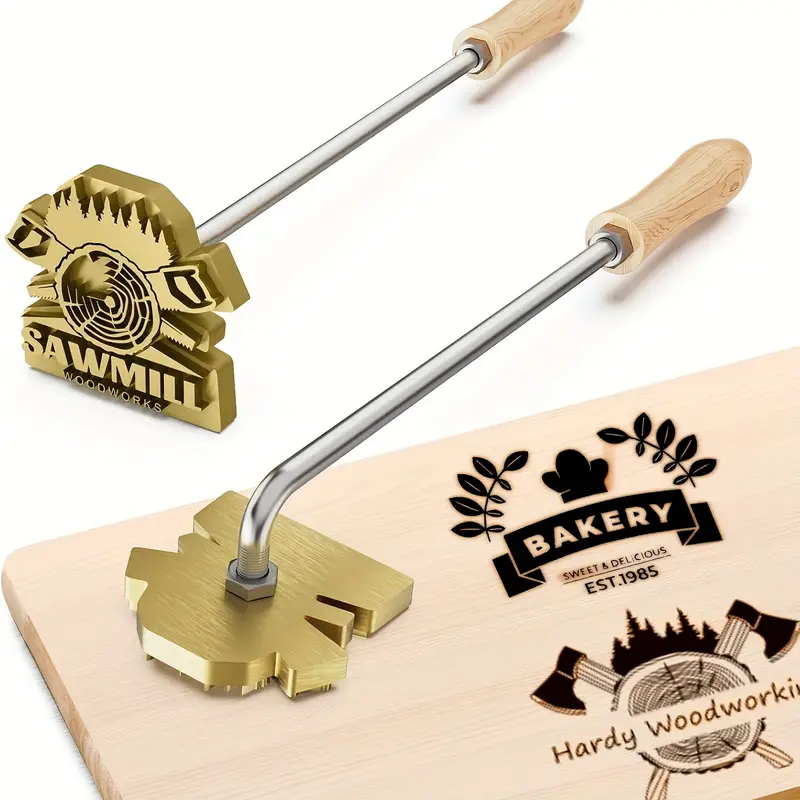 M8 Personalisierter Brandstemp – Woodworking Logo Design Free Bewertung und Preis